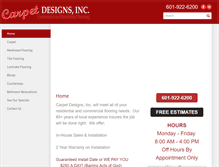 Tablet Screenshot of carpetdesignsms.net